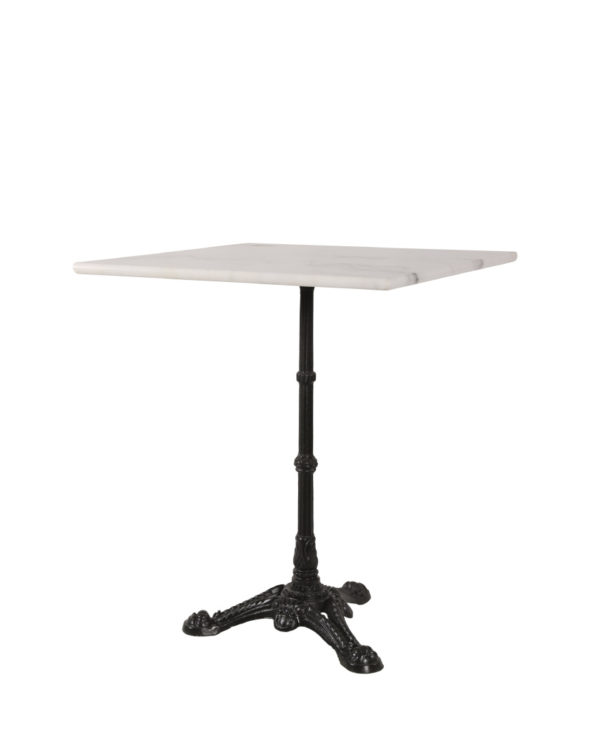 MARMARABORÐ FERNINGSLAGA HVÍTT 60X60 SM