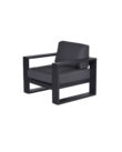 CUBE, LOUNGE ÚTISTÓLL CARBON BLACK