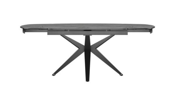 Lazio, Stækkanlegt borðstofuborð 140 x 100 sm. (+ 2 x 35 cm.) -ath. uppsetning fylgir