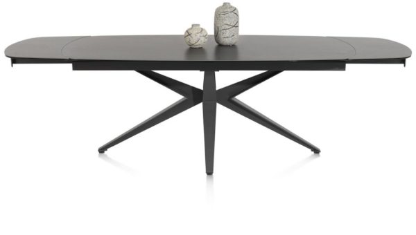 Lazio, Stækkanlegt borðstofuborð 200 x 100 sm. (+ 2 x 40 sm.) -ath. uppsetning fylgir