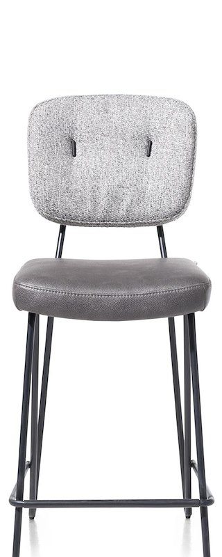 june, barstóll - svart  stell + pokagormar