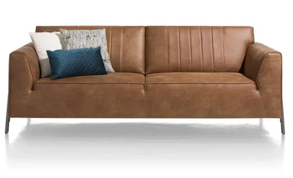Zembla, 2.5-sæta í Secilia cognac + pocket springs + hönnunarfætur