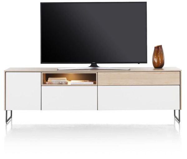 Lindfield, Sjónvarps-skenkur 200 sm. - 1-door + 3-skúffur + 1-hólf (+ led)