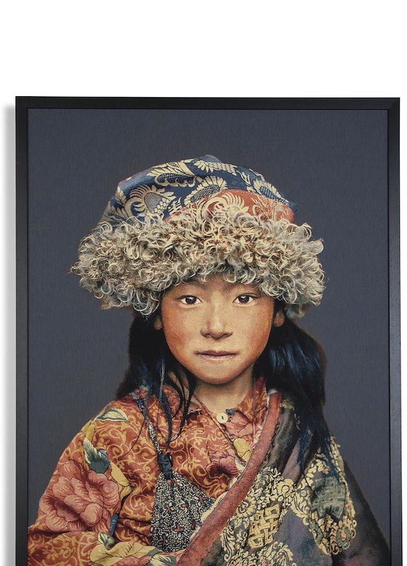 Tibetan Girl veggmynd 125X198sm