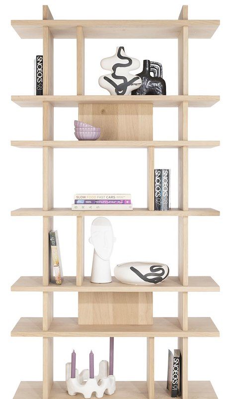 CASTELLO, gólfhilla / skilrúm 100 sm. - 10-hólf