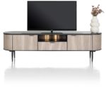aramon, lágskenkur 210 sm - 2-hurðir + 1-skúffa + 1-hólf (+ led)