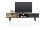 Avalon, Tv-Skenkur 200 sm - 2-skúffur + 1-hólf - Driftwood