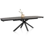 montello, stækkanlegt borð 200 x 100 sm (+ 2 x 50 sm ) – miðjufótur – keramik plata