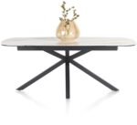 montello, borðstofuborð 200 x 100 sm – miðjufótur – keramik plata