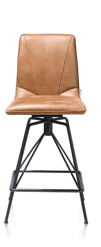 mac, barstóll – fætur black – í áklæðinu rocky