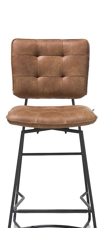 Julien, Barstóll – fætur black – corsica míkróleður