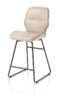 Ravi, Barstóll – fætur black m/snúningi – combi secilia/toba