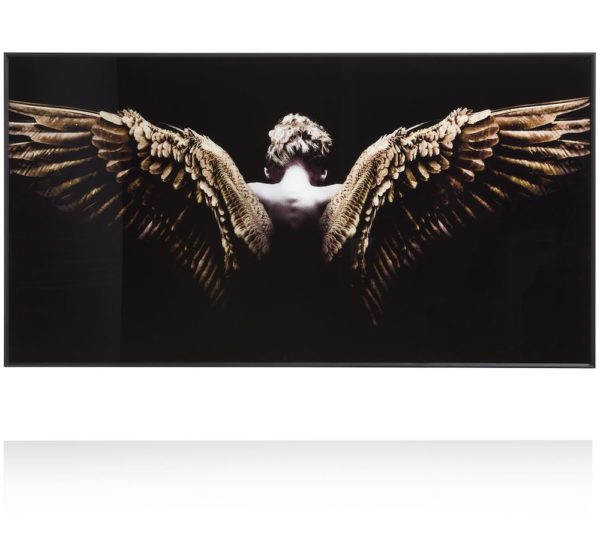 "painting ""angel wings"" - 80 x 150 cm. (print on glas)"
