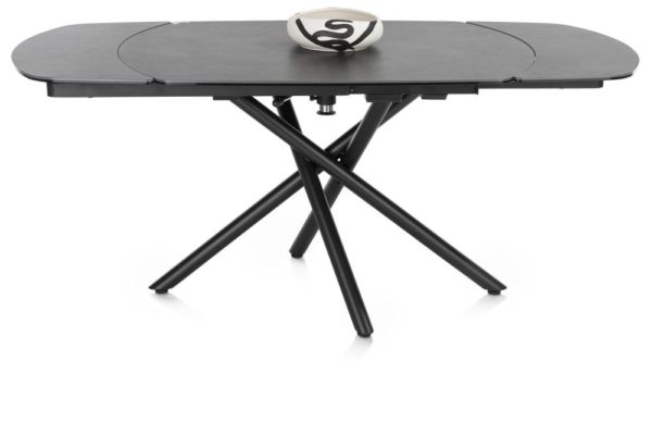 Preston, stækkanlegt borðstofuborð 120 (+ 2 x 30 sm.) x 90 sm. - keramikplata