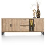 Pavarotti, Skenkur 230 sm - 3-hurðir + 2-skúffur + 2-hólf (+ LED)
