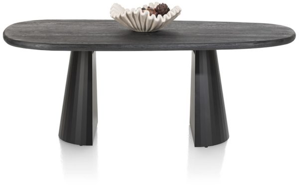 arawood, borðstofuborð – dropalaga – 210 x 120 sm