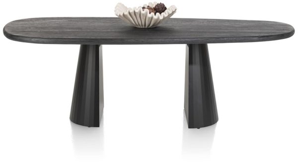 arawood, borðstofuborð – dropalaga – 240 x 120 sm