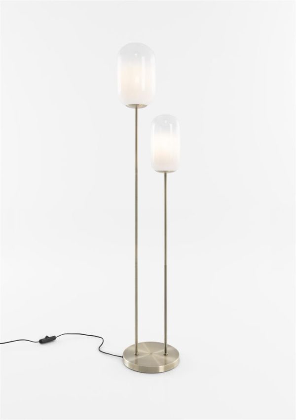 Milky, gólflampi 2-lampar (2xe27)