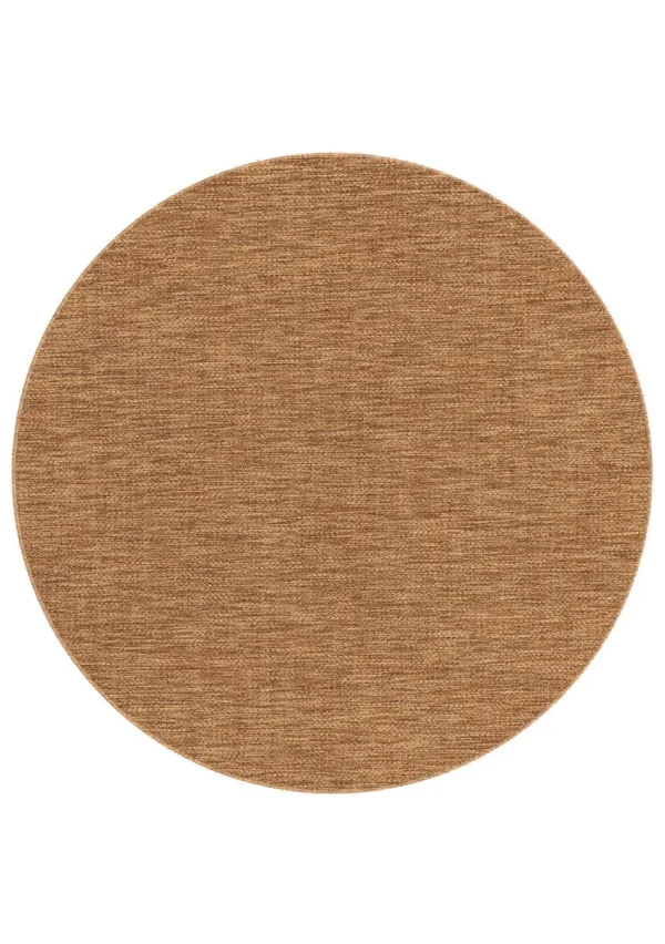 Gisborne útimotta 200 cm hringlótt natural coconut