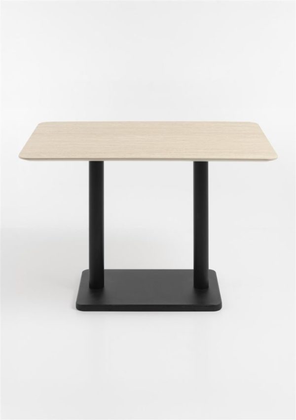 Brest, bistro borð - ferhyrnt 75 x 120 sm - kalksteinn