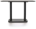 Brest, bistro borð - ferhyrnt 75 x 120 sm. - anthracite