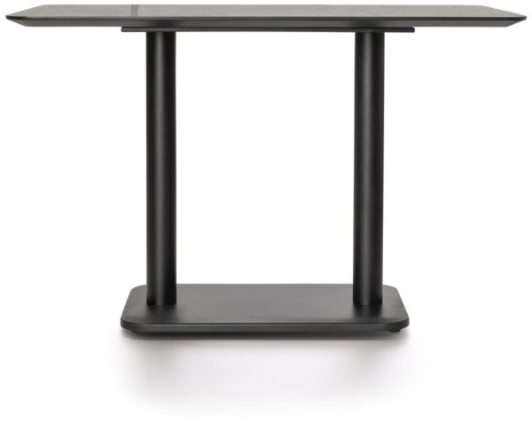 Brest, bistro borð - ferhyrnt 75 x 120 sm. - anthracite