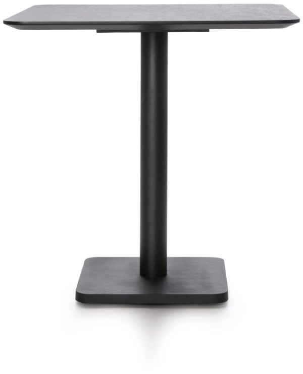 Brest, bistro borð - ferningslaga 75 x 75 sm. - anthracite