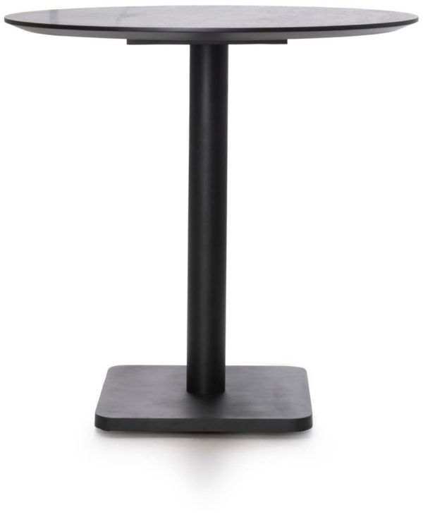 Brest, bistro borð - hringlaga 80 sm. - marmari anthracite