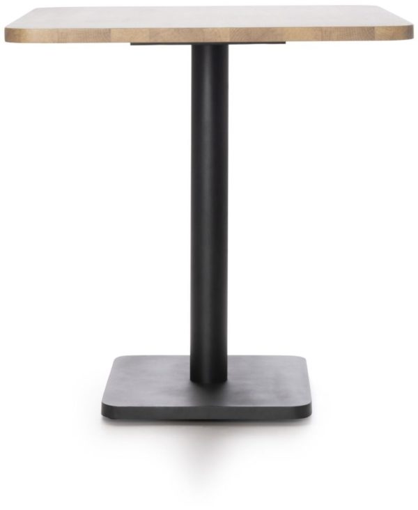 Brest, bistro borð - ferningslaga 75 x 75 sm. - Ljós náttúruleg eik