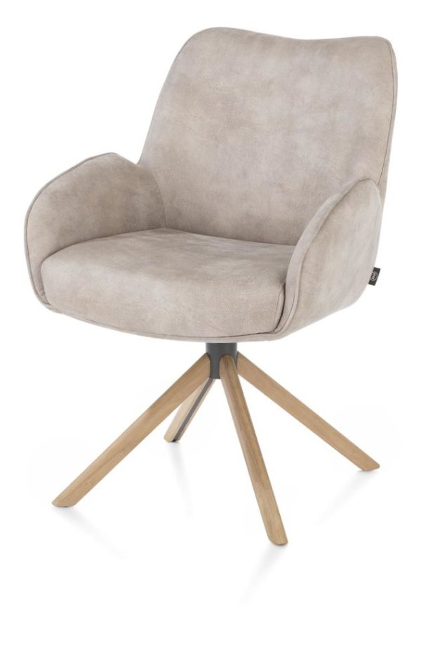 RILEY, armstóll - eikarfætur + relax function - m/snúningi - pokagormar- taurus