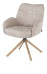 RILEY, armstóll - eikarfætur + relax function - m/snúningi - pokagormar- taurus