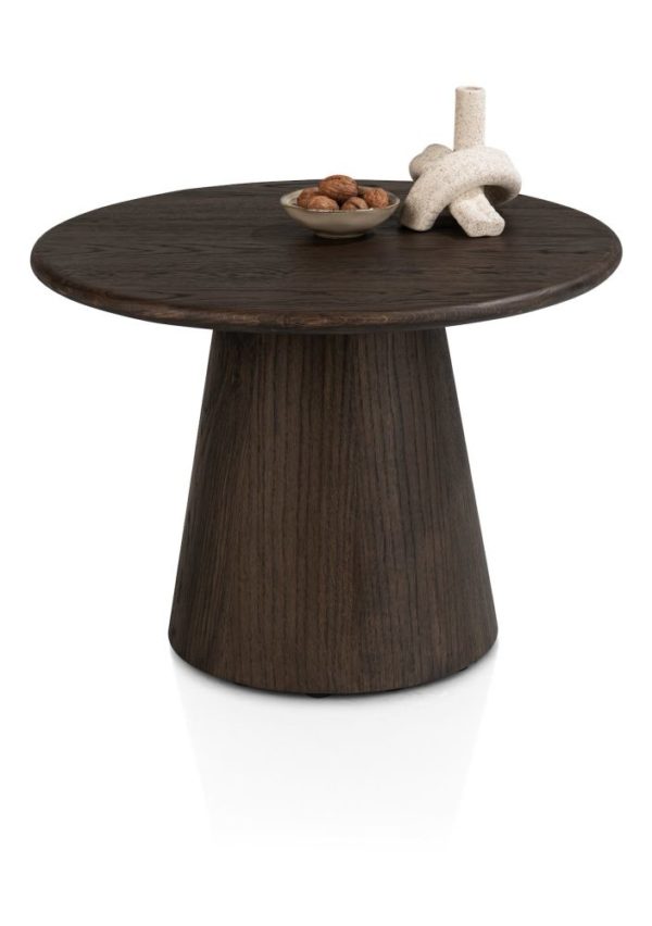 RAVELLO, hliðarborð 60 x 60 sm. -gegnheill eikarviður