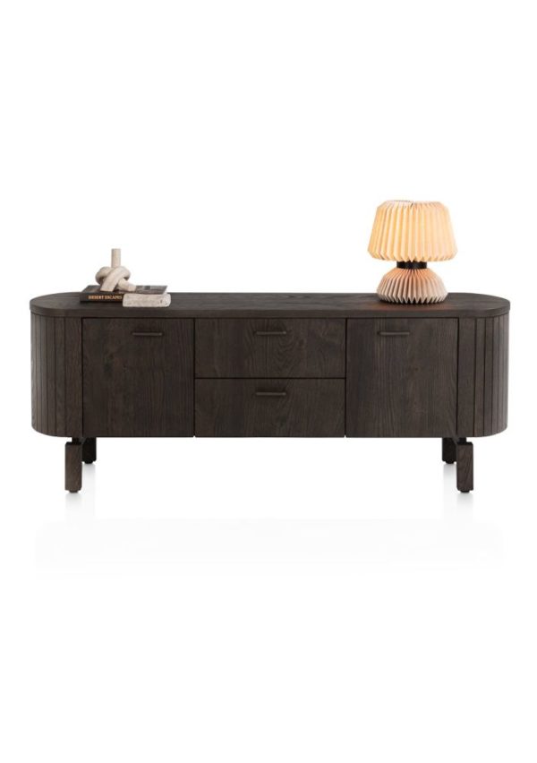 RAVELLO, Sjónvarpsskenkur 160 sm. -2-hurðir +2-skúffur