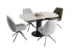 AVELLINO, stækkanlegt borðstofuborð hringlaga 90 sm. (+2x30 sm.) x 150 sm. - Image 11