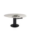 AVELLINO, stækkanlegt borðstofuborð hringlaga 90 sm. (+2x30 sm.) x 150 sm. - Image 6