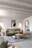 FISKARDO, 3-sæta + pokagormar + hönnunarfætur áklæði: Vada í sage green - Image 5